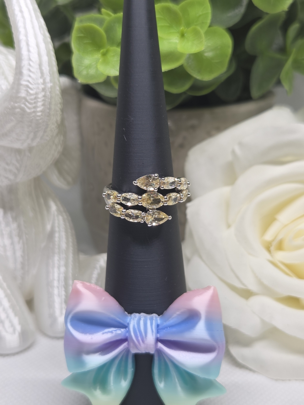 Bp Lemon Spiral Accent Spiral Ring